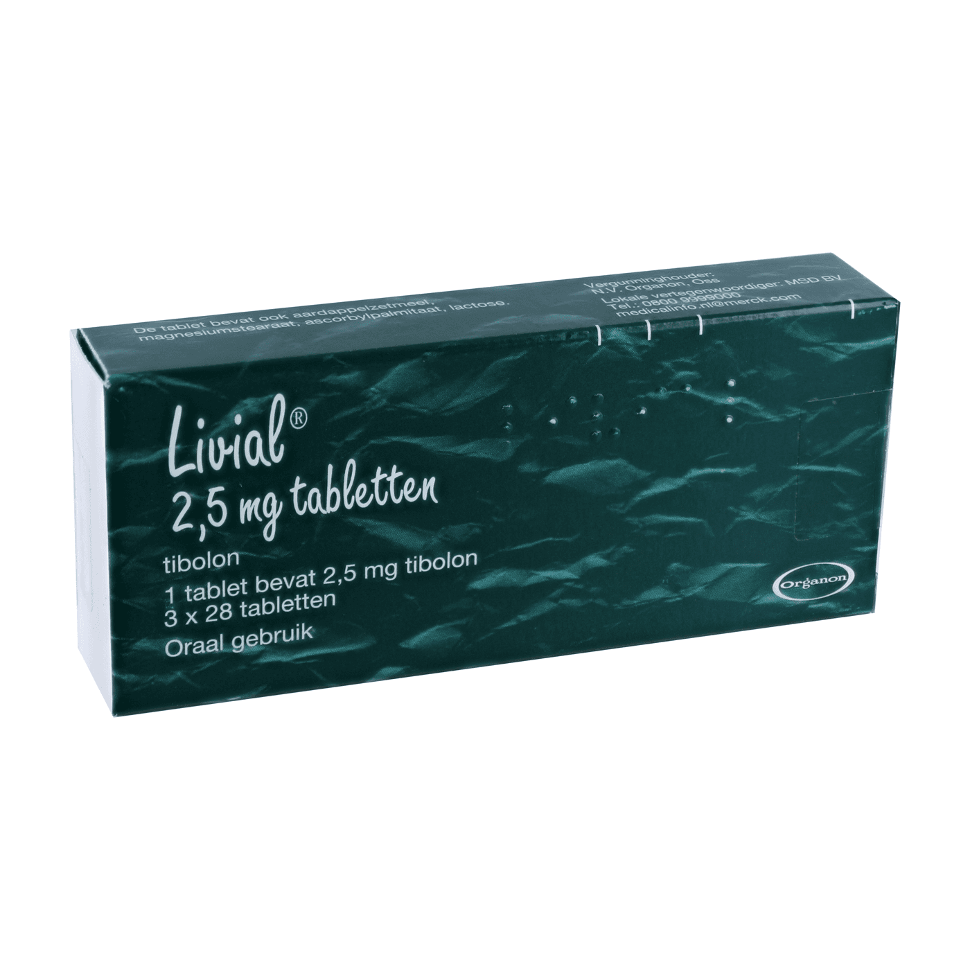 Liviella (LIVIAL -> Tibolon) 2,5mg