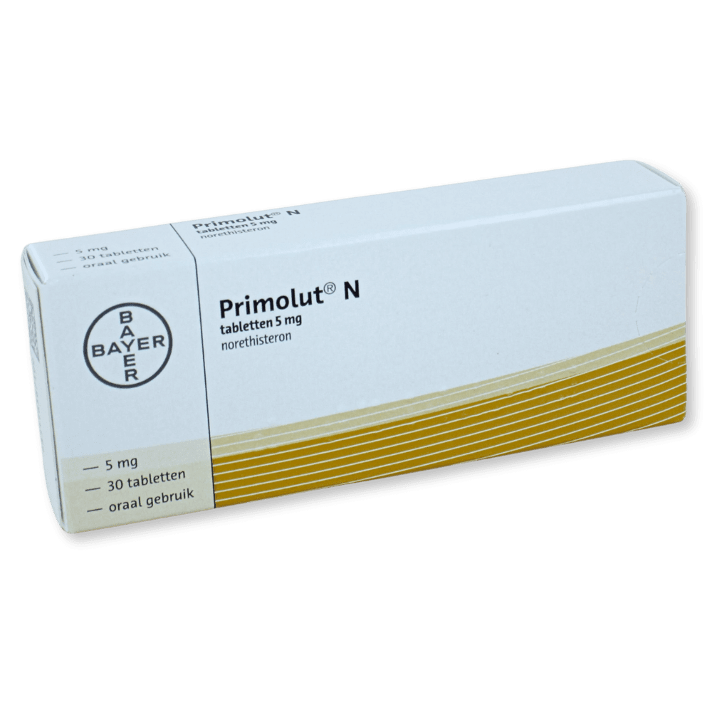 Norethisteron 5 mg= PRIMOLUT N 30 TABL.